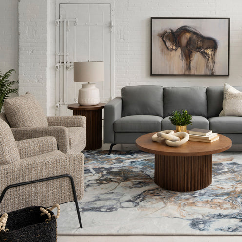 Auden Round End Table